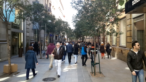 רחוב פואנקרל, מדריד - נסגר לתנועת מכוניות